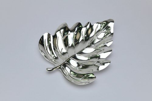 Banana Leaf Silver Plate