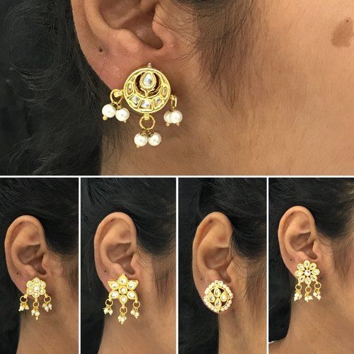 Party Wear Kundan Earrings