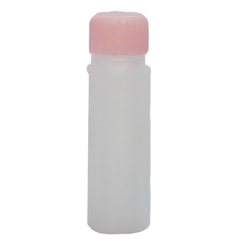 White Plastic Plain Homeopathic Bottle