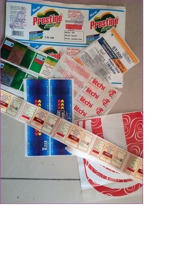 Vary Printed Self Adhesive Product Sticker