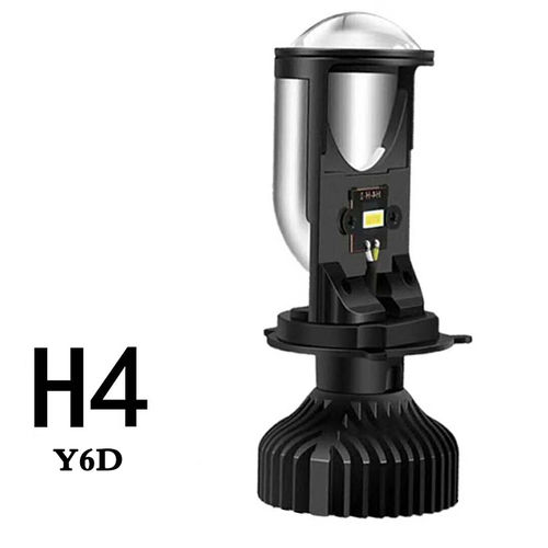60W Cars Auto Led Lens Headlight Bulb H4 Base