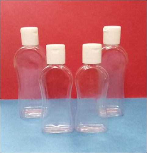 Transparent PET Plastic Amla Hair Oil Bottle