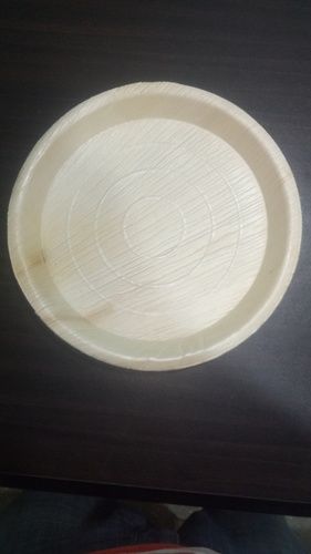 Disposable 12 Inch Round Areca Leaf Plate