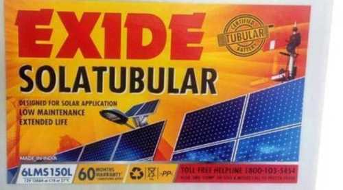 Exide Solar Tubular Battery, 12 V Usage: Industrial