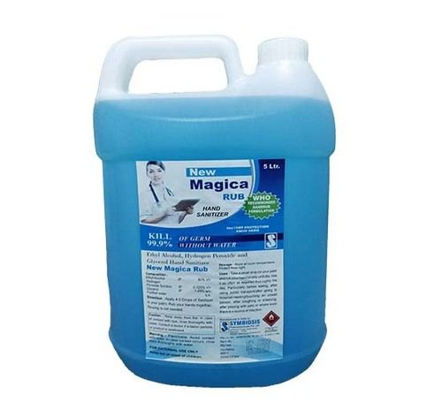 Kills 99.9% Germs New Magica Rub Hand Sanitizer 5 Litre