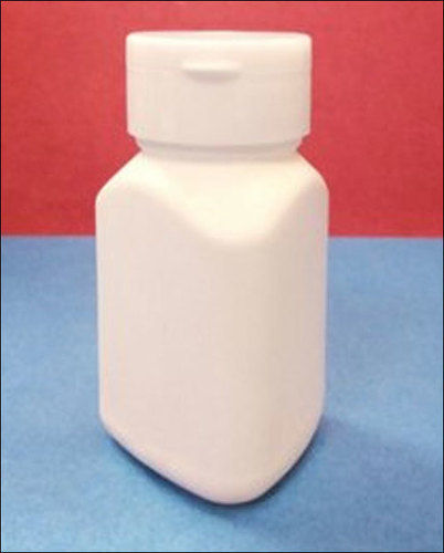 Round Pharmaceutical White Plastic Bottle