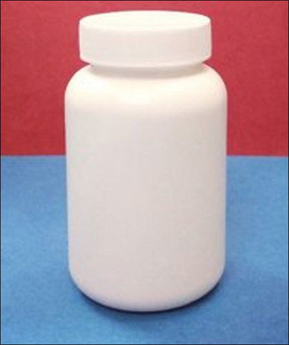 Round Screw Cap Pharmaceutical White Plastic Bottle