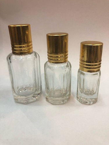 Plastic White Color Attar Bottles