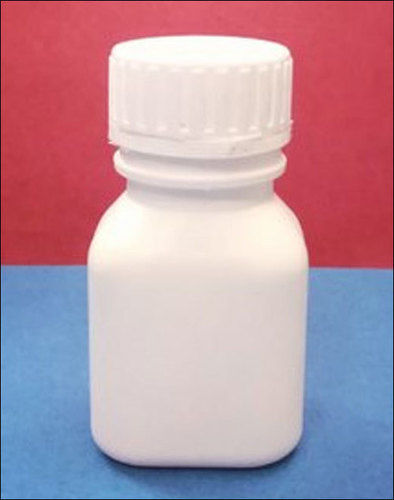 Round White Plastic Pill Bottle