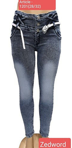 All Color Zedword Ladies Jeans With Belt