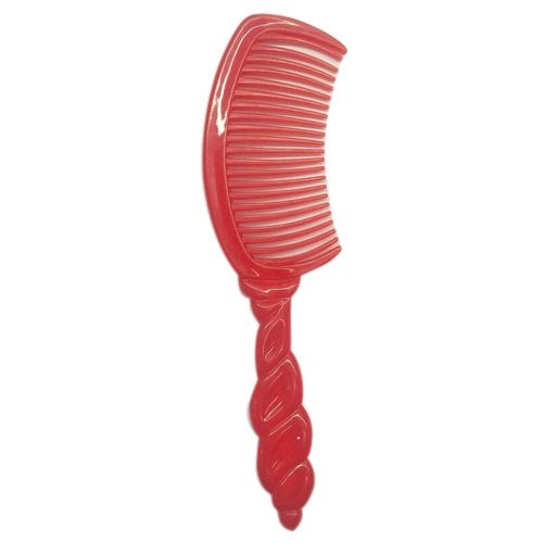 Red Styling Handle Hair Comb