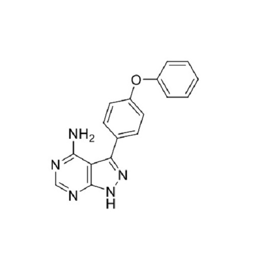3-(4-Phenoxyphenyl)-1H-Pyrazole & [3,4-D]Pyrimidine-4-Amine - White Powder, 98% Purity | CAS No: 330786-24-8, Molecular Formula: C17H13N5O