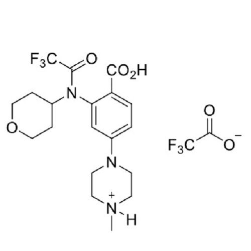 4-(4-Methylpiperazin-1-Yl)-2-(2,2,2-Trifluoro-N-(Tetrahydro-2H-Pyran-4-Yl)Acetamido) Benzoic Acid Cas No: 1034975-62-6