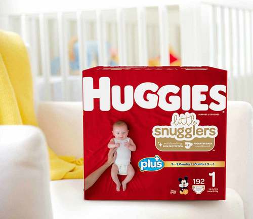 Huggies Little Snugglers Plus Baby Diapers - Cotton, Varying Size, White | Up to 12 Hours Protection, Ultra Soft & Breathable, Wetness Indicator, No Rashes or Irritation
