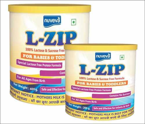  L- ZIP लैक्टोज फ़्री बेबी मिल्क पाउडर 