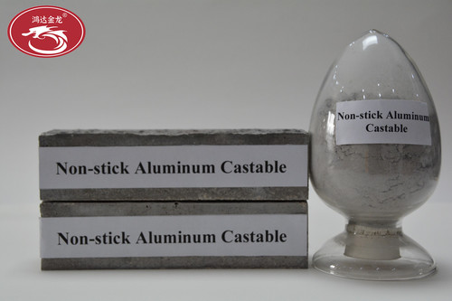 Non Stick Aluminium Castable - Inorganic Composite Refractory Material | Gray Color Porosity <15% Strength 200mpa Monolithic Refractory