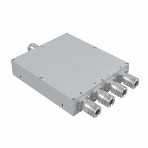 Wireless Power Divider - Aluminum Module with Connectors, High Isolation, Minimal Insertion Loss, Compact Microstrip Design, Exceptional Phase and Amplitude Balance, CE, ISO, RoHS Certified