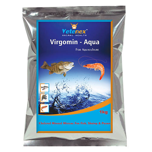 Biofloc Aqua Feed Supplement Mineral Mixture Powder (Virgomin Aqua) - 1 Kg Iodine: 325  Milligram (Mg)