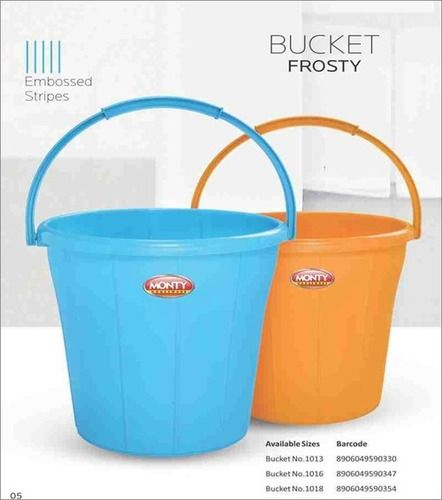 Multi Color Plastic Bucket