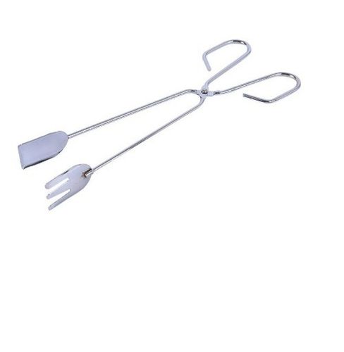 Silver Scissor Tong For Serving Food