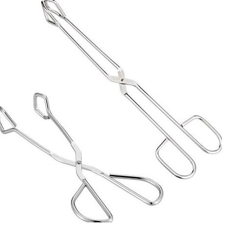 Silver Scissor Tong For Serving Food