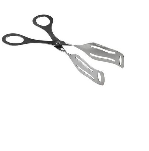 Scissor Tong - Stainless Steel, Customized Size, Silver Color | User-Friendly Design, Easy to Clean, Convenient to Carry