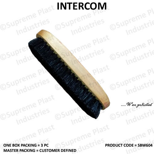 Natural /Wax Polished Durable Intercom Shoe Brush