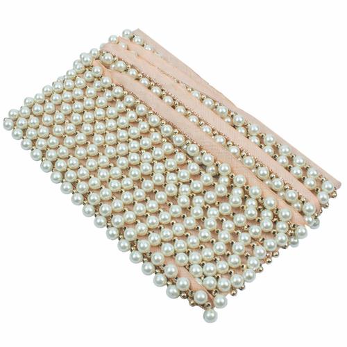 White Pearl Laces For Dresses Craft And Home Decoration (9 Meter) at Best  Price in Ahmedabad