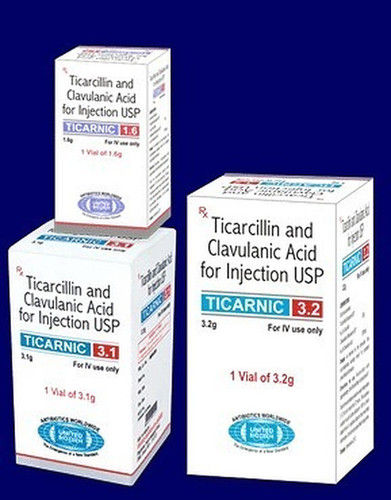 Ticarcillin Clavulanic Acid Injection Ip / Usp