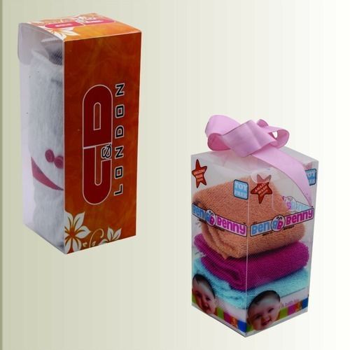 Transparent Printed Hanky Packaging Box