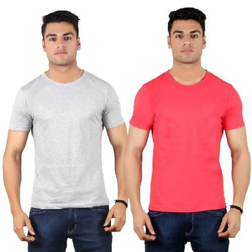 Short Sleeves Mens T-Shirts - High Shrink Resistivity, Excellent Stitching, Attractive Design, Customized Sizes