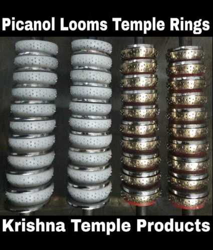 Textile Machinery Components 4 Row Temple Nylon And Brass Pinned Rings For Picanol Looms