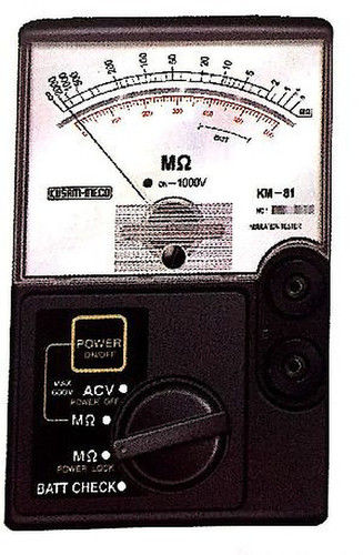 Multi Color Analog Insulation Resistance Tester 