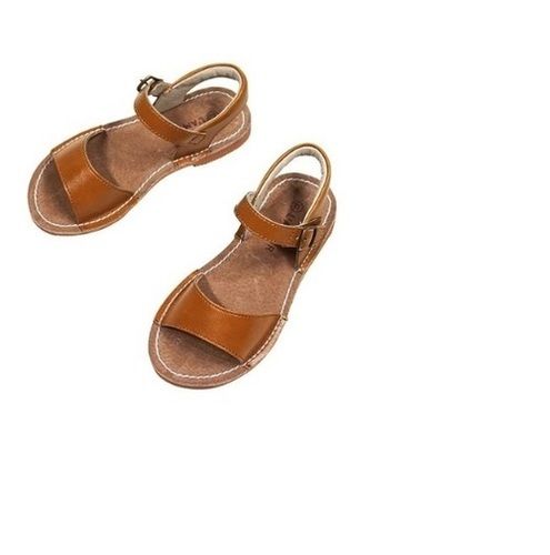 Stitch Down Leather Sandal - Flat Heel, Customized Color, Unisex Design | Attractive Finishing, Quality Material, Slip-On Style