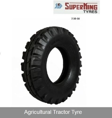 Superking Agricultural Tractor Front Tyres - Rubber, 4.00-9.00 mm Size | Solid Tire, R1 - 78B Pattern, 6 & 8 PR Ply Rating, 155-1250 kg Capacity