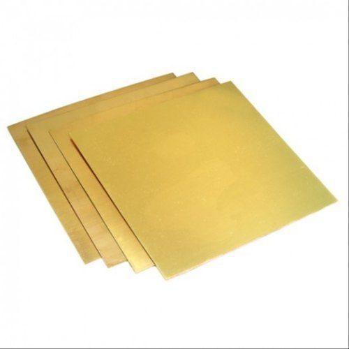 Polished Brass Square Plate