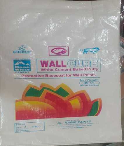 Mixed Wall Putty Packing Pp Woven Sacks