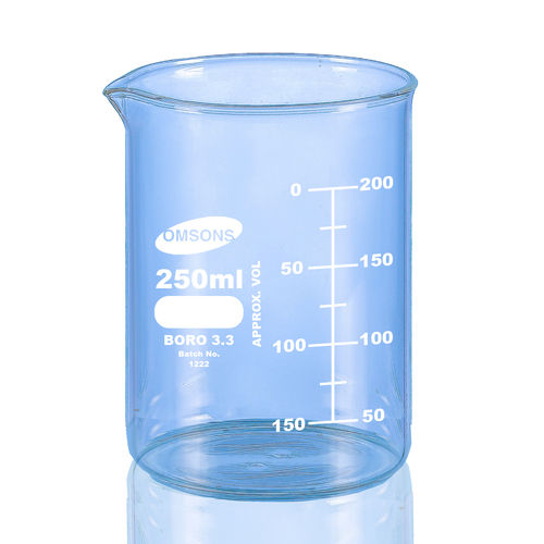 Borosilicate Glass Beaker 250 Ml Application Laboratory At Best Price In Ambala Omsons 3085