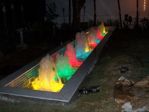 Decorative Coloured Water Fountain