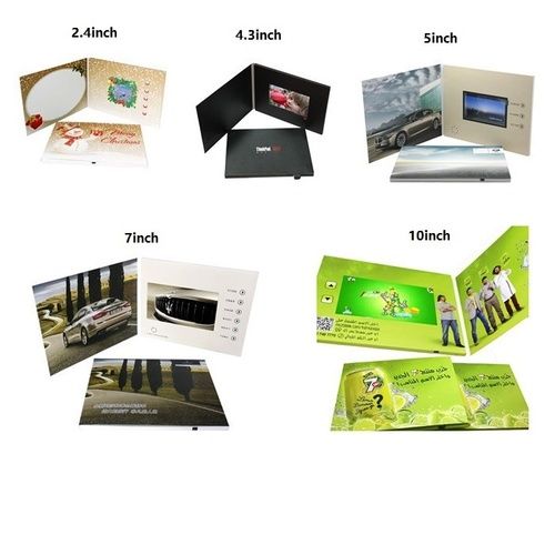 Lcd Video Greeting Card Size: Various Sizes Are Avaialble