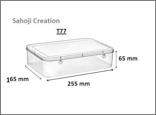 Transparent Plastic Sweet Box 2 Kg