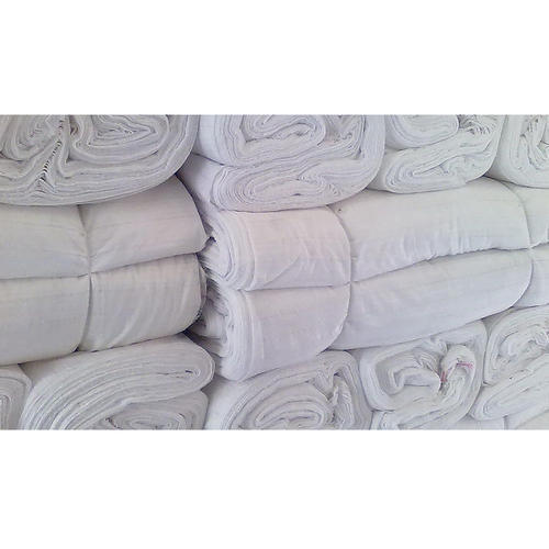 Shrink-Resistant Polyester Plain White Fabric