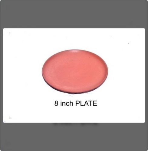 8 Inch Red Clay Plate