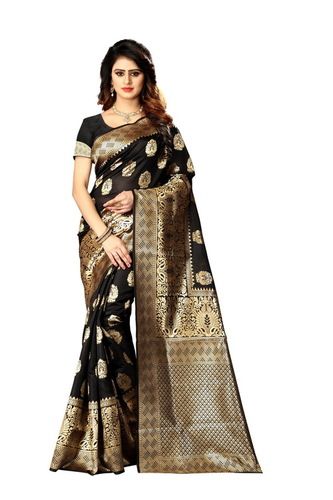 P20 Pure Banarasi Silk Saree With Blouse