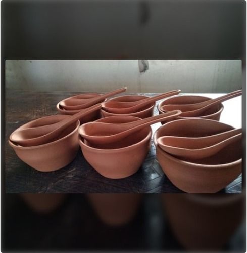 Red Clay Soup Bowl Set