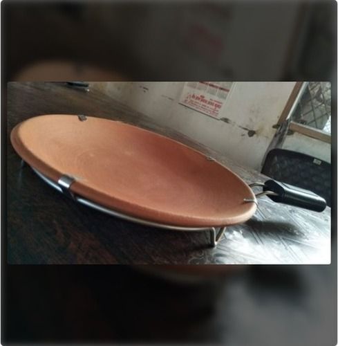 Red Clay Tawa with Handle