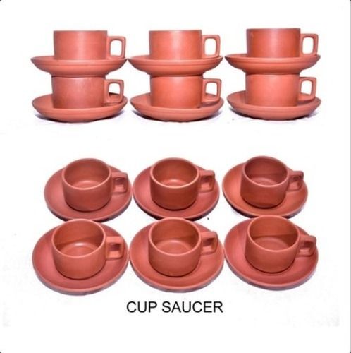 Terracotta Clay Cup Saucer