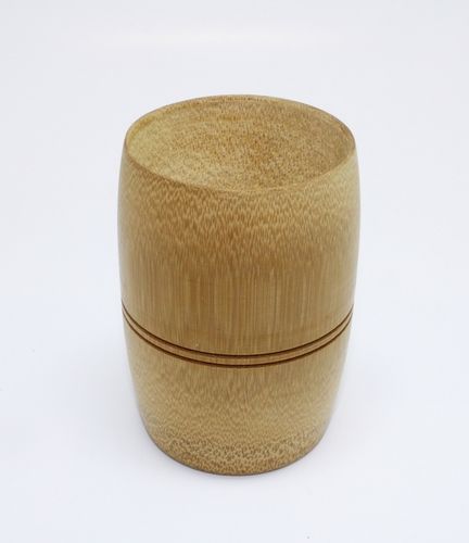 Perfect Finish Bamboo Wine Glass Size: 4 Inch