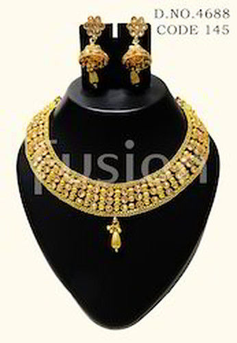 Traditional Lct Stone Necklace Set