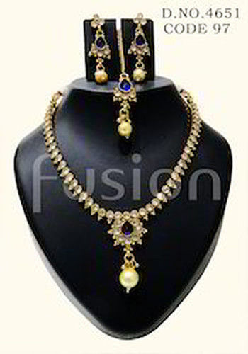 Traditional Polki Necklace Set